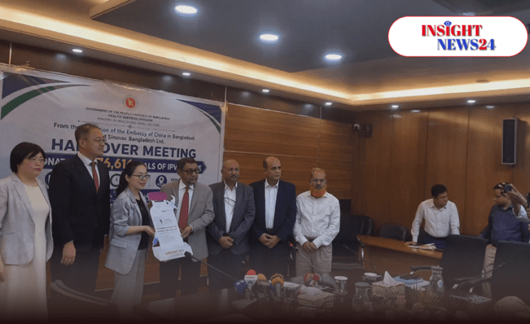৩ লাখ ৮০ হাজার ডোজ পোলিও ভ্যাকসিন দিল চীনা প্রতিষ্ঠান সিনোভ্যাক